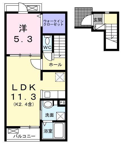 オリーブの間取り