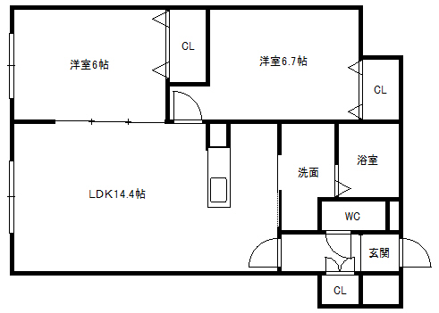 メゾンMT-S17の間取り