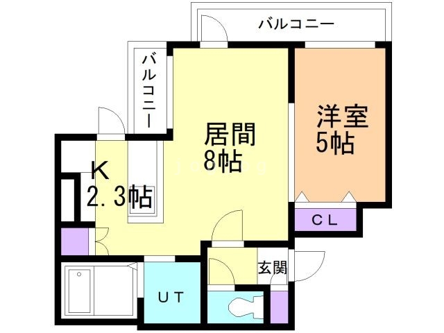 ル・シェーヌ桑園の間取り