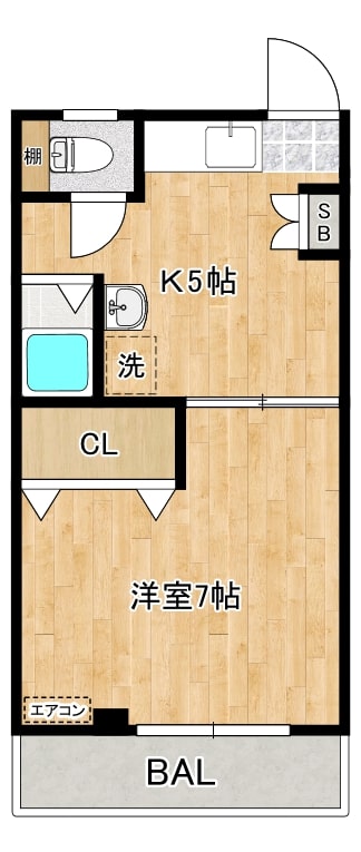 宮崎コーポの間取り