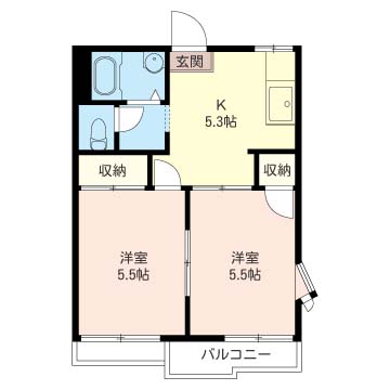 シャーメゾン ドミールオオワダの間取り