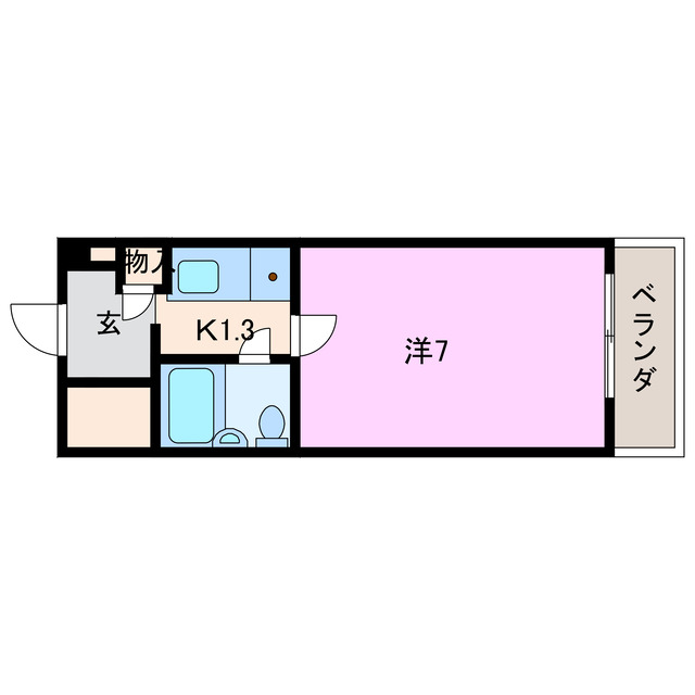 枚方市津田西町のマンションの間取り