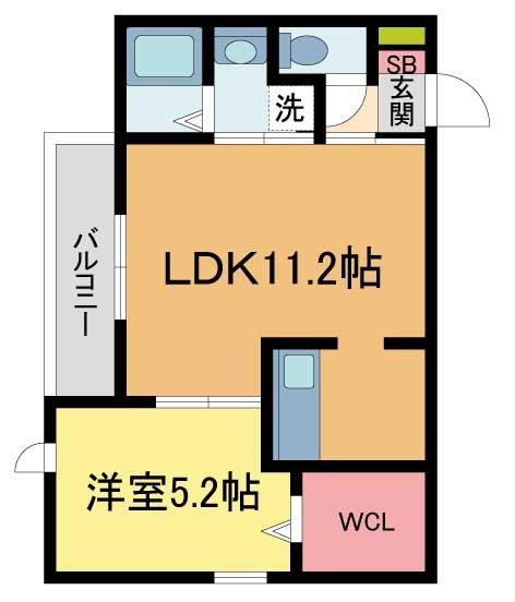 シェルクレール西宮北口の間取り