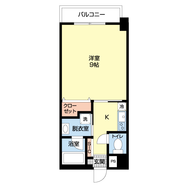 ＬＡ　ＭＡＩＳＯＮ長崎駅東通りの間取り