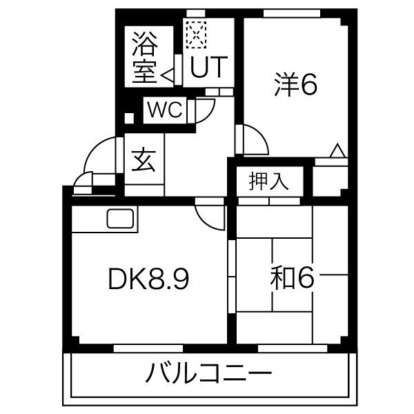 Popolare K2の間取り