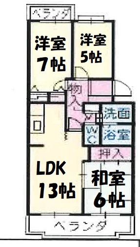 ヴェルデュール八事の間取り