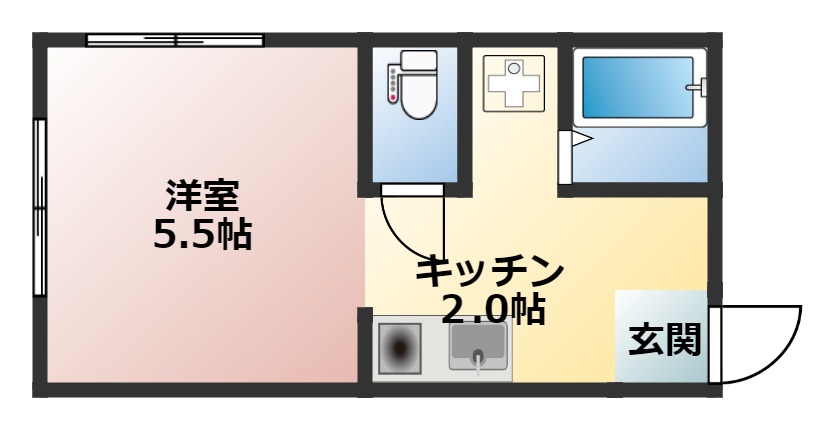 サーティワン松本の間取り