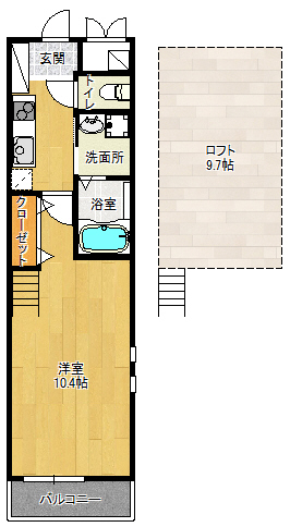 スマイルII番館の間取り