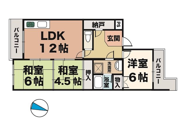 【リバーグリーン藤村の間取り】