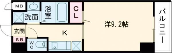 S-RESIDENCE宇品5丁目Iの間取り