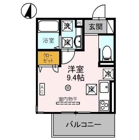 和歌山市岡円福院東ノ丁のアパートの間取り