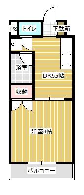 シティヒル甲府の間取り