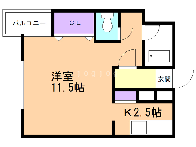 ノール琴似の間取り