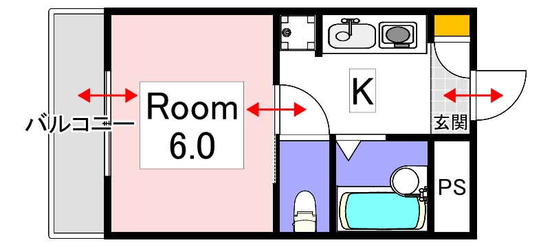 エリヤコーポの間取り