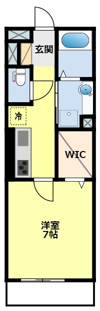 クインシー１８30街区11番地の間取り