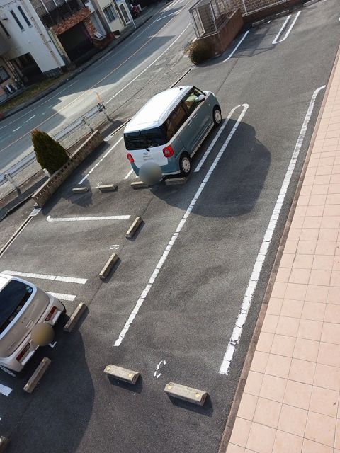 【筑後市大字和泉のアパートの駐車場】