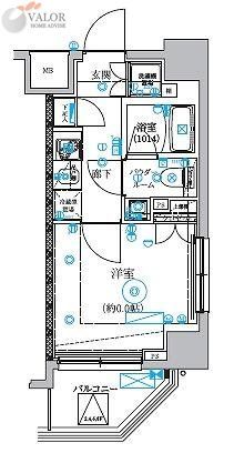 横浜市南区井土ケ谷下町のマンションの間取り