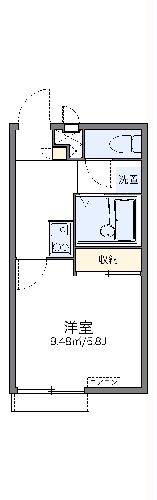 レオパレス宝ヶ池の間取り