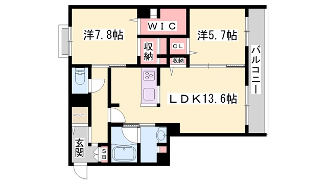 クレアトーレ神河の間取り