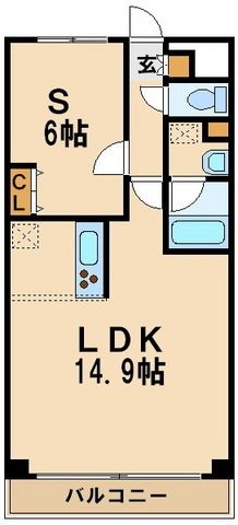 川崎市宮前区犬蔵のマンションの間取り