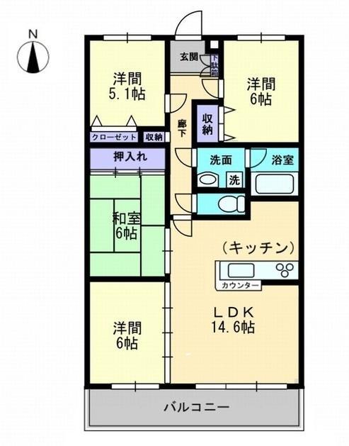 メゾンドールの間取り