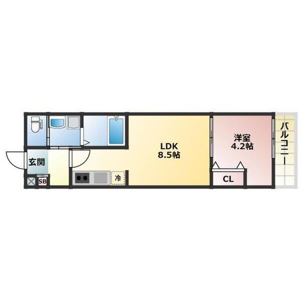 ALEGRIA大津の間取り