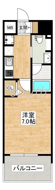 ルネフラッツ森小路駅前IIの間取り
