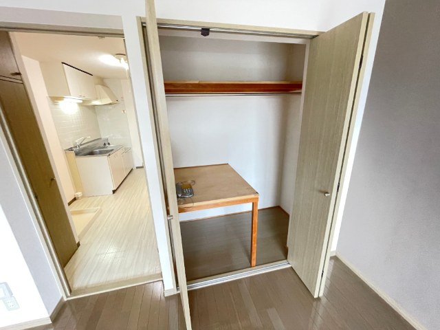 収納　クローゼットがついております。