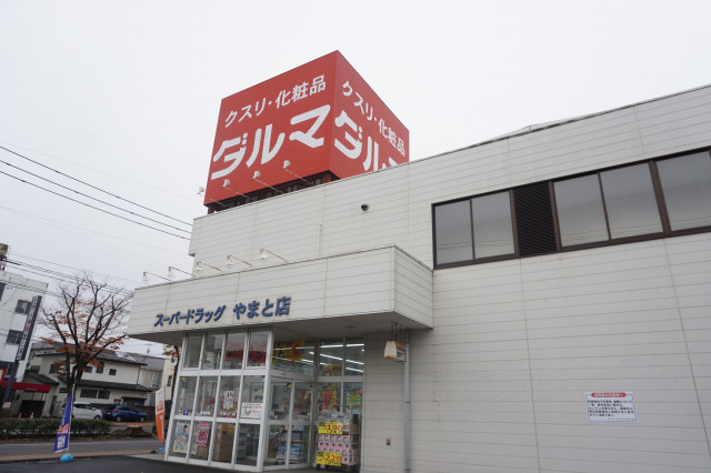 ドラックストア　ダルマやまと店（ドラッグストア）まで300m