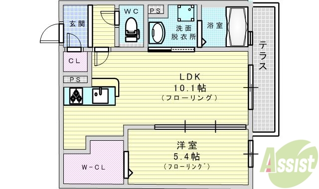 raffineの間取り写真