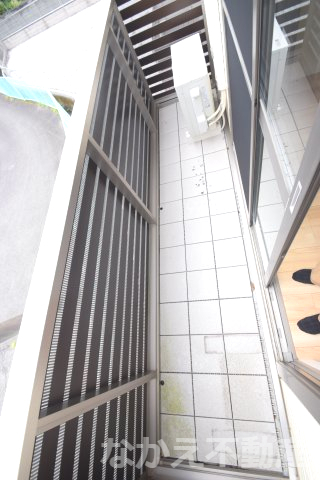 バルコニー　落ち着いた時間を過ごせるバルコニーです