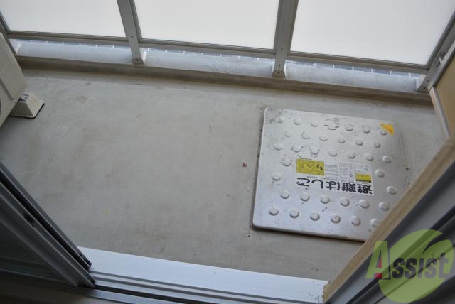 バルコニー　洗濯物もしっかり干せます。
