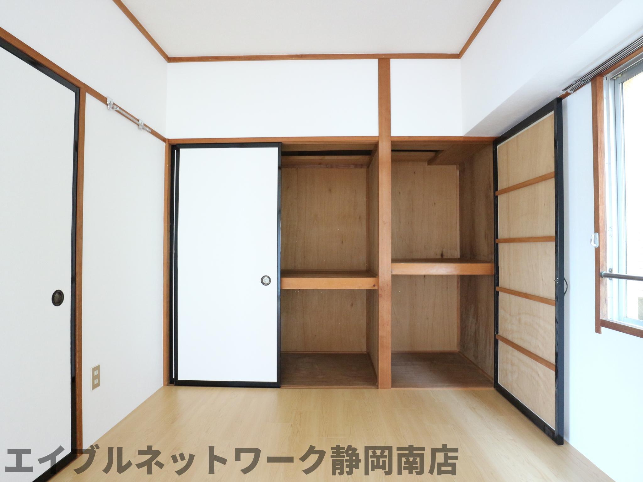 収納　十分な収納スペースがあります