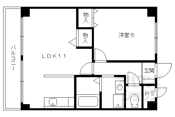 パストラーレ城南の間取り写真