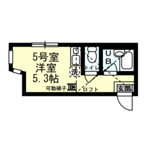 京急本線 鶴見市場駅 徒歩10分 2階建 築10年の間取り写真