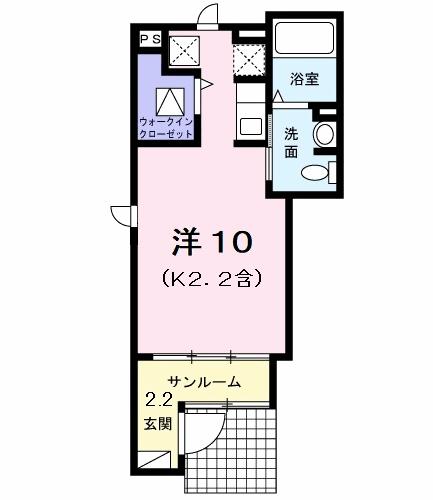ボヌールの間取り写真