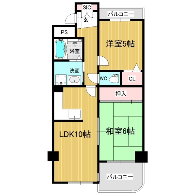 リアライズ荒本の間取り写真