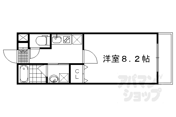 クレアーレ丹波橋の間取り写真