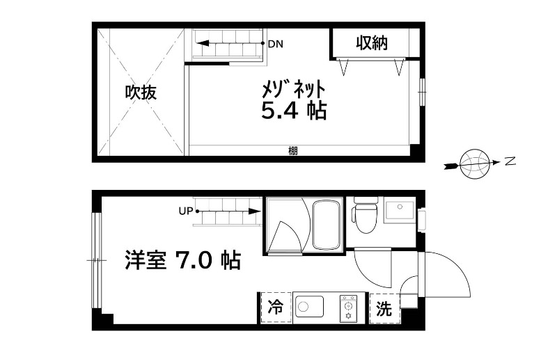 サンフラット田無の間取り写真