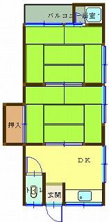 椿荘の間取り