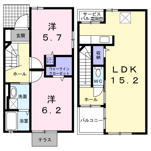 プラッツ アルファの間取り