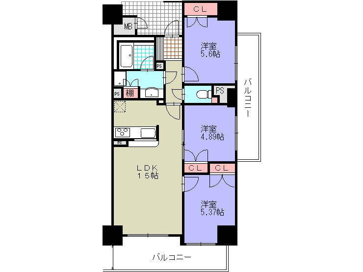 桜山閣の間取り