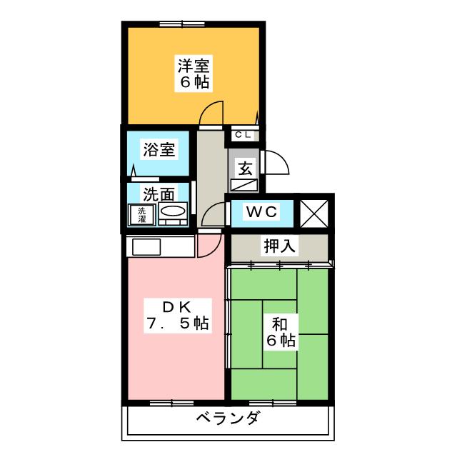 コンフォール大高の間取り