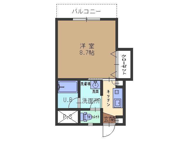 呉市阿賀中央のマンションの間取り