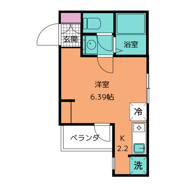 【ＡＶＥＮＩＲ金沢八景の間取り】