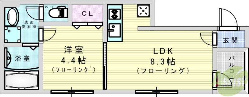 Mahaloの間取り