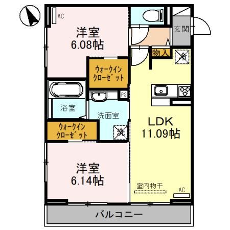 【D-Place阿保の間取り】