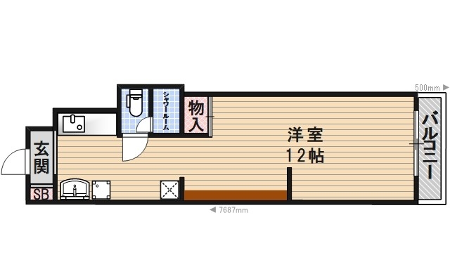 ロワイヤル離宮御所東の間取り