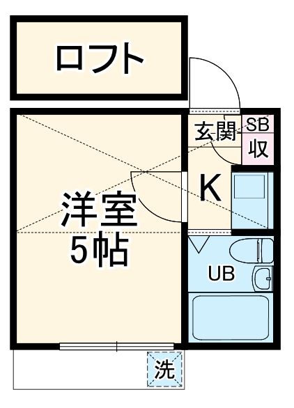 FLAT-Bの間取り