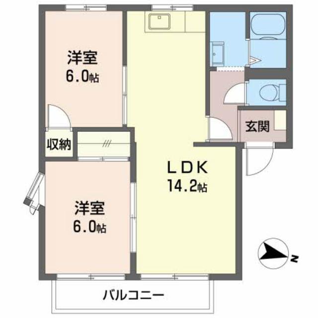 ガーデンハイツ　Ｄ棟の間取り